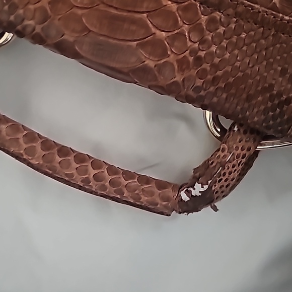 Besozzi Franco 100% Phyton bag Made in Italy - Picture 9 of 12